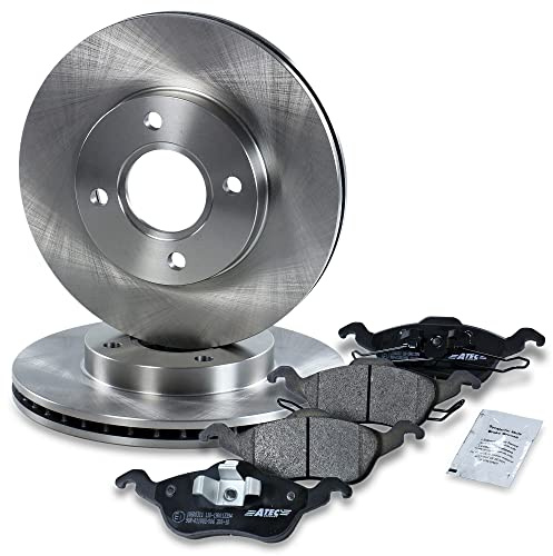 ATEC Germany Bremsenset Bremsscheiben + Bremsbeläge vorne va 40575674 | Kompatibel mit: FORD FOCUS I, FOCUS I Kasten/Kombi, FOCUS I Stufenheck, FOCUS I Turnier