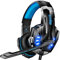 Ozeino Cuffie Gaming con Microfono per Ps4 Ps5 PC, Cuffie con 50MM Driver, Microfono Cancellazione Rumore, Comode Cuffie di Grandi Dimensioni