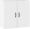 vidaXL Wandschrank Hängeschrank Lagerschrank Bücherschrank Schrank Aufbewahrungsschrank Wohnzimmer Schlafzimmer Weiß 60x31x60cm Holzwerkstoff
