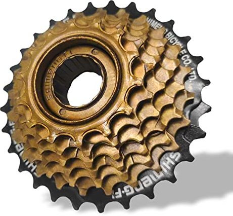 Vegena 7 Gang Kassetten Fahrrad Freilauf Tourney, Fahrrad Freilauf, 7 Gang Fahrradkassette, Mountainbike Schwungrad Fit für Mountainbike, Rennrad, MTB, BMX