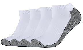Camano Unisex Sportsneakersocken pro tex 4er Pack 35/38 white