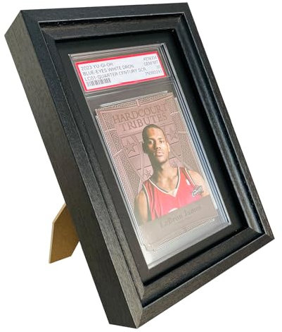 PSA Graded Card Display Frame, Wall Mount Baseball Trading Card Display Case ONLY fit for PSA Graded Cards, Sports Card Display Frame for Football Basketball Hockey Pokemon MTG Y (for PSA graded card)