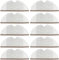 INF Pack de 10 Almohadillas de mopa para Xiaomi Roborock S5/ S50/ S51/ S55/ S6/ S6 MAXV/ S5 MAX, Repuesto de Accesorios de Almohadillas de Tela para mopa