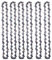 Catena per Motosega Motosega a Catena da 16 Pollici 3/8 LP Calibro .050 55 Maglie di azionamento Semi scalpello Motosega elettrica a Benzina Pezzi di Ricambio Registrazione potatura Motosega (Colo