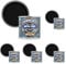 Hammerite Direct to Rust Metal Paint - Hammered Black Finish 250ML (Pack of 5)