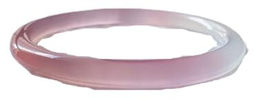 zhuBAOHE Rosa Jadeit-Armband für Frauen, Kirschblüten-Pulver-Jade-Armband, authentische Smaragd-Edelstein-Armbänder für Mädchen,Rosa,62mm