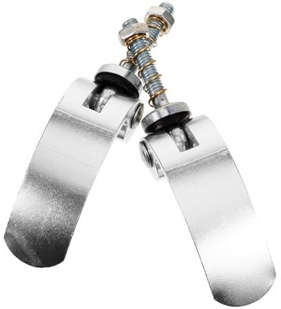 Kisangel 2pcs Bike Trailer Hitch Coupler Attachment Metal Bike Trailer Connector Outdoor Cycling Use