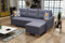 Ecksofa Mit Schlaffunktion Und Geräumigem Bettkasten – Komfortables Eckschlafsofa Mit Pflegeleichtem Bezug, Wechselbaren Kissen Und Viel Stauraum Für Kleine Räume | Rechts-Layout 228x151x93 cm GRAU