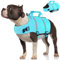AOFITEE Hundeschwimmweste XS, Verstellbar Schwimmweste für Hunde Rettungsweste Mit Griff, Ripstop Reflektierende Hund Schwimmweste Hohe Auftrieb Schwimmhilfe Hund für Kleine Hunde