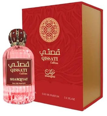 Qissati Callina Sharqiyat Eau de Parfum 100ml – Holzig-würziger Duft für Damen & Herren mit Bergamotte | Cashmere Tonkabohne Langanhaltend & luxuriös Fruchtige Luxuriöse