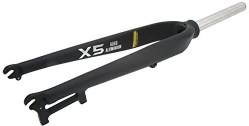 RiToEasysports Forcella Rigida per Bicicletta, Forcella Anteriore in Lega di Alluminio a Sgancio Rapido, Pedale Piatto per Bici da Strada con Freno a Disco da 160 Mm, Mountain Bike