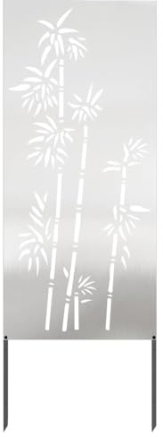 vidaXL Gartenpartition Sichtschutzwand Outdoor Bildschirm Dekorative Trennwand Moderner Look Praktisches Element