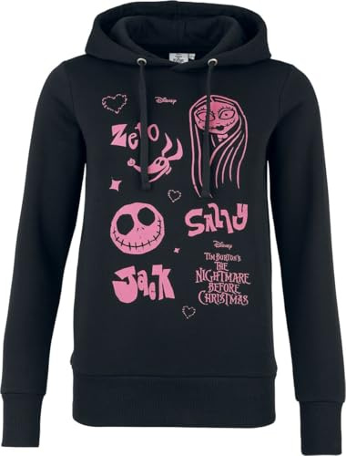 The Nightmare Before Christmas Zero, Sally, Jack Frauen Kapuzenpullover schwarz