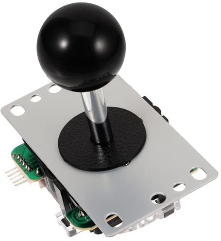 OHPHCALL Game Joystick Replacement Stick Black Plastic 5-pin Arcade Controller Part for Retro Game Machines Leisure Gaming Room Accessory