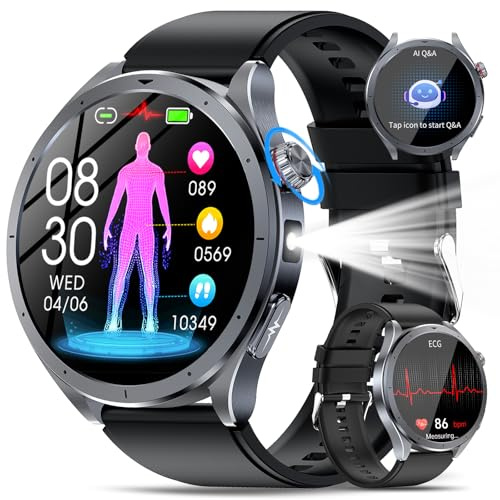 2026 Nuovo Smartwatch Uomo AI GPT/ECG/HRV/Pressione Sanguigna/Acido Urico