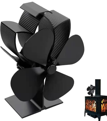 Ventilatore Non Elettrico – 8,5 X 7,2 Pollice 548 G, Silenzioso, Distribuzione Di Aria Calda, Ventilatore Di Calore Per Stufa | Camera Familiare Cucina Officina Garage Fattoria Cottage Calf