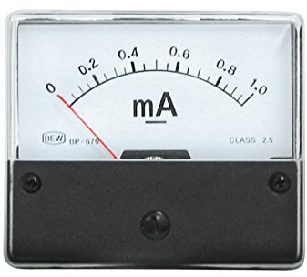 Einbaumessinstrument 0-1mA DC