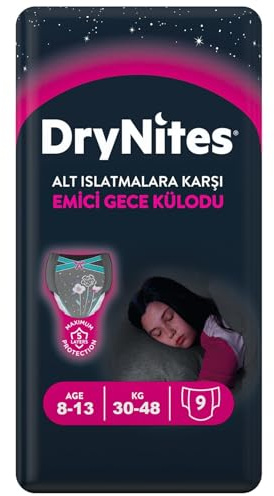 Huggies DryNites Girl 8-15 yrs, 1er Pack (1 x 9 Stück)