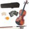 Mendini MA350 Viola mit Koffer/Kolofonium/Bogen/Saiten 38,1 cm (15 Zoll)