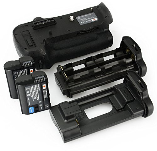 DSTE® Pro MB-D12 Vertical Battery Grip + 2x EN-EL15 for Nikon D800 D800E D800S SLR Digital Camera