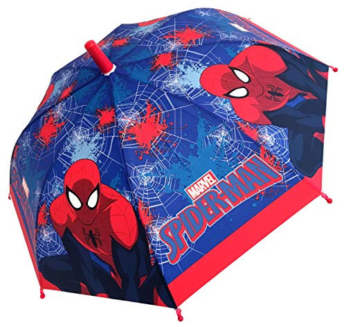 Chanos Chanos Marvel Manual Safety Runner Poe Embossed Folding Umbrella, 38 cm, Blue Regenschirm, Blau (Blue)