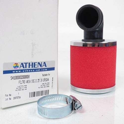 filtro aria athena per aprilia 50 scarabeo scooter 1993-2002 s410000200008 / Ø35mm nuovo