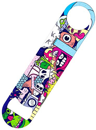 Technicolour Nightmare Bar Blade Bottle Opener 18x4cm