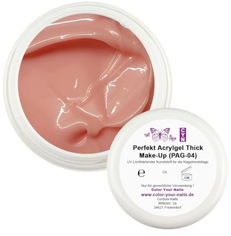 Perfekt Thick Acrylgel Make-Up (PAG-04) Made in Germany Polygel extradick (5ml)