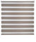 Blindecor Lira doppelrollo - duo rollo tag und nacht Braun - 160 x 180 cm (Breite x Länge) | Stoffgröße 157 x 175 cm | Fensterrollo zebra