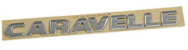 Volkswagen 7E9853687739 Caravelle Schriftzug Aufkleber Heckklappe Emblem chrom