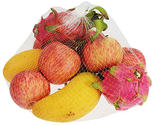 Hedume 200 Pack Plastic Mesh Bags, Produce Bags, Mesh Storage Food Bags for Grocery Shopping & Storage of Fruit Vegetable seadfood & Garden Produce