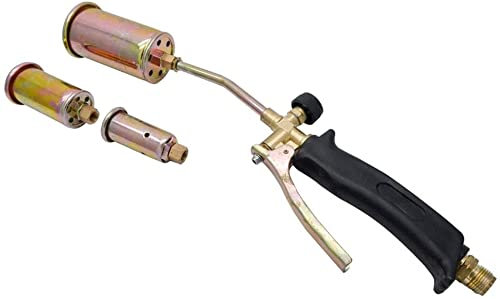 OTNE Thermoflamm Professional Gas Abflammgerät Hochleistungs Brenner Dachbrenner Unkrautvernichter Brenner 3 Düse Set