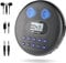 ARAFUNA Portable CD Player with Dual Stereo Speakers, Rechargeable CD Player for Car with Anti-Skip Protection, Compact Player with Headphones and AUX Cable