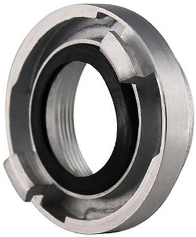 Storz Kupplung 2.5 Zoll Aluminium Kupplung mit Innengewinde Druckkupplung mit Dichtung Schlauchkupplung Feuerwehrkupplung für Rohre Behälter Gewebeschläuche (72x110mm)