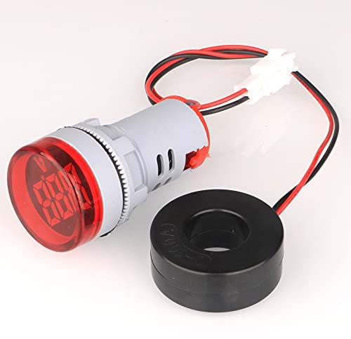 Gebildet Mini Amperometro Digitale a LED, AC 0-100A Tester di Amperaggio Digitale Misuratore di Ampere Monitor LED Rosso Indicatore di Segnale Pannello Luminoso