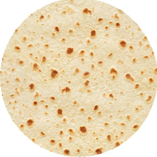 Abaysto Tortilla-Decke, Burrito-Decke für Erwachsene und Kinder, lustige, realistische Lebensmittel-Überwurfdecke, Neuheit, weiche Flanelldecke, 150 cm
