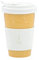 KPM Berlin Kurland To-Go Becher inkl. Manschette (goldene Prägung), Porzellan, Kaffeebecher, handmade, altgold