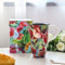 DUSVALLY Ceramic Mug Tall Coffee Cup with Lid, Handle and Gift Box Latte Mug,17oz Mug,Butterfly and Dragonfly