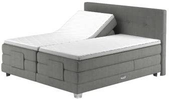 DomiMeble Boxspringbett 3-Schicht-Bett “Molto” 180 Höhe 60 cm, elektrische Anhebung der Kopfstütze bis 45 Grad, EIN Bett mit Einer Doppelmatratze, weich und bequem, vollelektrisches Bett