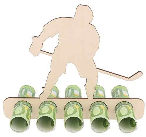 Spruchreif | Geldgeschenk Eishockey – Originelle Gutscheinverpackung aus Holz | Perfekte Geschenkidee für Eishockeyspieler & Fans