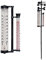 Wetterfrosch 150cm Garten-Wetterstation - Regenmesser, Thermometer, Niederschlagsmesser, Windrichtungsanzeige, Gartendeko