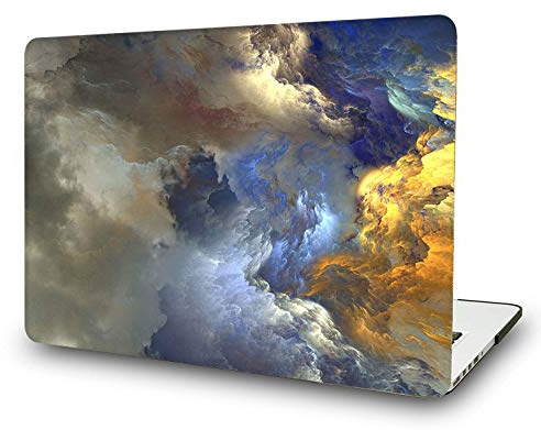 Gusumi Laptop Case for Older Version MacBook Pro 13 Retina Display (2015/2014/2013/2012 Release) A1502/A1425 Plastic Pattern Hard Shell Cover, Cloud Transform