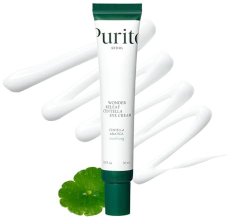 PURITO Centella Eye Cream, Korean Centella, for Sensitive Skin, Soothing, Facial Eye Cream for face, Dark Circles, Wrinkles, Puffiness, K-Beauty, Vegan & Cruelty-Free, 30ml 1fl.oz