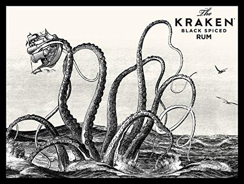 POMOTER Kraken Rum Vintage Retro Decor Metal Tin Sign 8x12 Inch