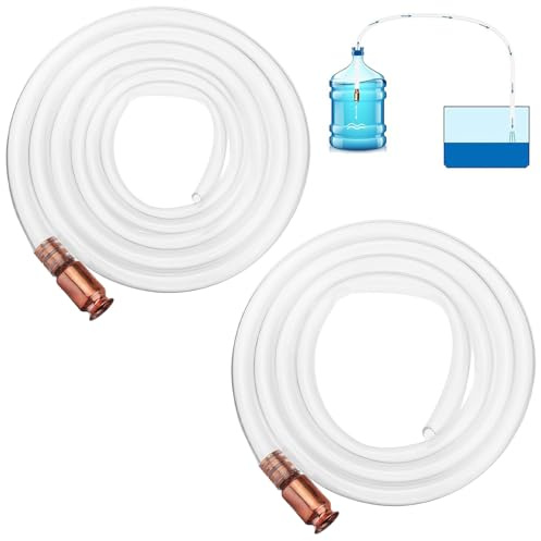 XSHAO® 2 Stück Schüttelschlauch Benzin, 1.8M/ 2.5 M Selbstansaugende Schlauch Schüttelpumpe Pumpschlauch Schüttelschlauch für Gas/Benzin/Diesel/Kraftstoff/Wasser Transfer
