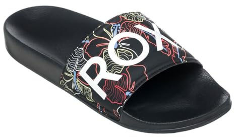 Roxy Women's Slippy Ii Sandal, Black Multi Camo, 6.5 UK