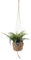 Macrame Plant Hangers, Jute Crochet Hanging Planter Holder with Hanging Planter Hooks, Indoor Boho Home Decor Hanging Planters, Hanger Large Hanging Wall Plants for Outdoor Fence Planters