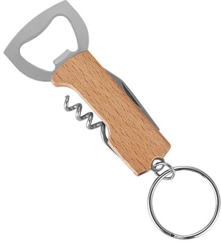 Convenient Bar Bottle Opener Keyring - Beer Bottle Opener - Novelty Personalised Beer Vial Keychain Openers