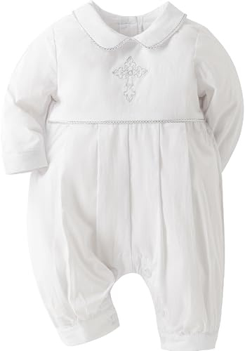 Booulfi 0-3 Months Boy Clothes Baptism Outfits For Boys,Newborn Boy Clothes