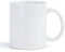 Ceramic Coffee Mug, 11oz Sublimation Blanks Mugs, Matte White Outside Mugs with Handle, Restaurant Large Cups for Coffee Tea Cocoa Cappuccino Cereal, Colorful Inside Machine Washable
